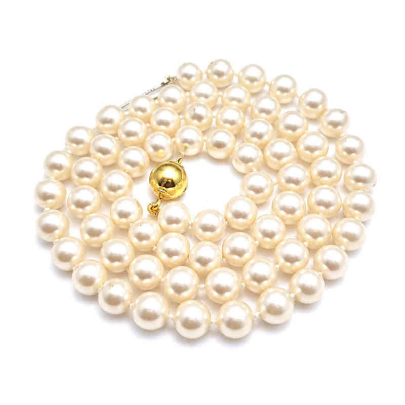 Колие от сладководни перли и злато Laguna - Image 5