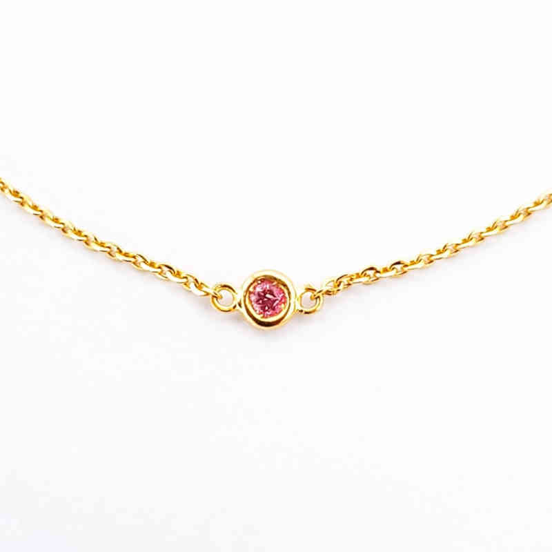 Комплект от жълто злато с розови шпинели - Image 5