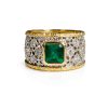 Пръстен със смарагд и диаманти Divina